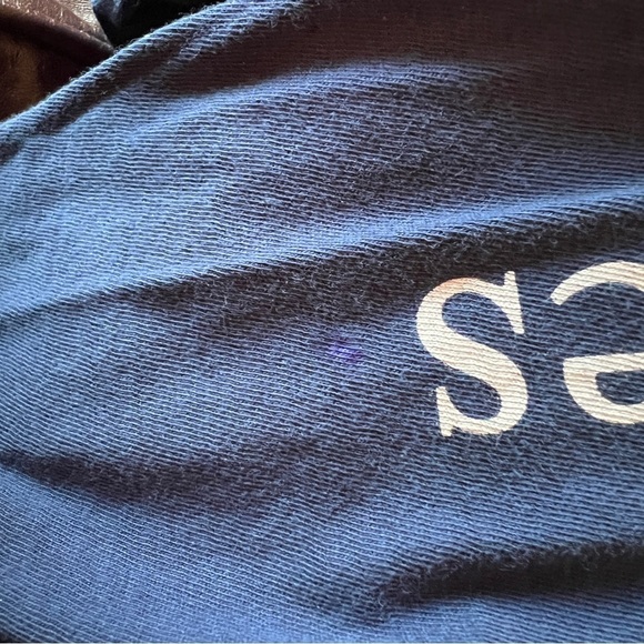 Vineyard Vines Unisex Lightweight Navy Blue Long Sleeve Hoodie Size Large - Picture 10 of 16